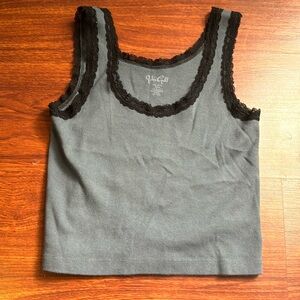 Brandy Melville Ronnie Lace Trim Tank